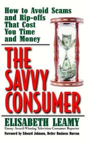 Cover of: The Savvy Consumer by Elisabeth Leamy