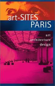 Cover of: Art-Sites Paris: art, architecture, design