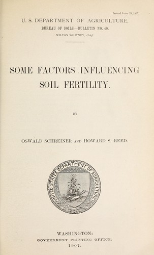 factors that affect soil fertility