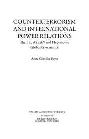 Cover of: Counterterrorism and international power relations by Cornelia Beyer