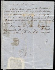 Cover of: [Letter to] Miss Weston