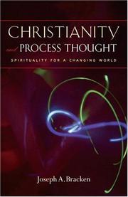 Cover of: Christianity and process thought: spirituality for a changing world