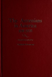 Cover of: The Armenians in America, 1618-1976: a chronology & fact book