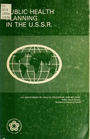 Cover of: Public health planning in the USSR by Aron Petrovich Zhuk