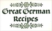 Front cover of Great German Recipes by Unknown