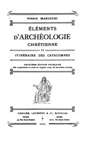 Cover of: Éléments d'archéologie chrétienne ...