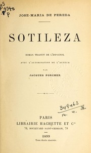 Cover of: Sotileza: roman