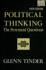 Cover of: Political thinking by Glenn E. Tinder