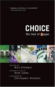 Cover of: Choice by Nick Gillespie
