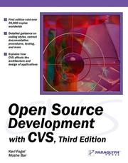 Cover of: Open Source Development with CVS by Moshe Bar, Karl Fogel