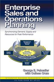 Enterprise sales and operations planning by George E. Palmatier