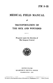Cover of: Transportation of the sick and wounded by 