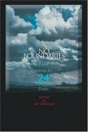 Cover of: No Boundaries: Prose Poems by 24 American Poets