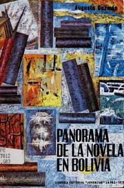 Cover of: Panorama de la novela en Bolivia (proceso 1834-1973)