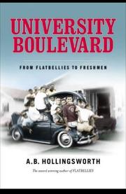 Cover of: University Boulevard by Alan B. Hollingsworth
