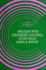 Cover of: Speaking with confidence and skill