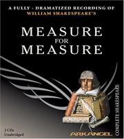 Cover of: Measure for Measure by William Shakespeare