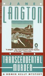 Cover of: The Transcendental Murder by Jane Langton, Jane Langton