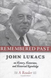 Cover of: Remembered Past by John Lukacs