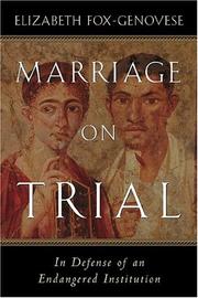 Cover of: Marriage On Trial: In Defense Of An Endangered Institution