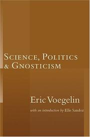 Cover of: Science, Politics, And Gnosticism