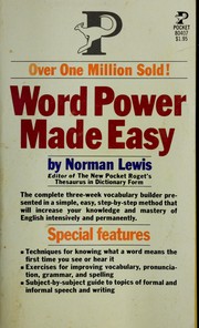 Cover of: Word Power Made Easy