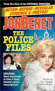 Cover of: JonBenet: the police files
