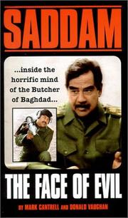 Cover of: Saddam by Mark Cantrell, Mark Cantrell