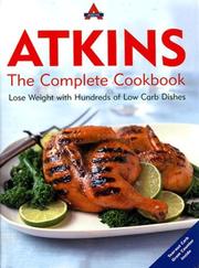 Front cover of Atkins, the complete cookbook by Unknown