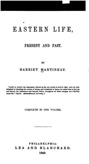 Cover of: Eastern life by Harriet Martineau