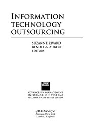 Cover of: Information Technology Outsourcing (Advances in Management Information Systems)