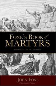 Cover of: Foxe's Book Of Martyrs by John Foxe