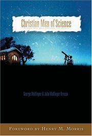 Christian men of science by George Mulfinger