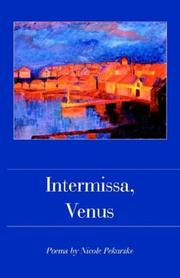 Cover of: Intermissa, Venus by Nicole Pekarske