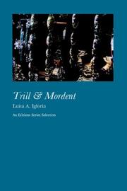 Cover of: Trill & Mordent by Luisa A. Igloria