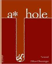 Cover of: A*hole  by Hilton Obenzinger