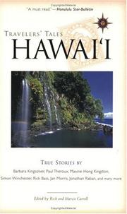 Cover of: Travelers' Tales Hawai'i: True Stories (Travelers' Tales Guides)