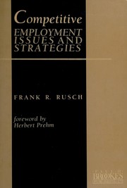 Cover of: Competitive employment issues and strategies