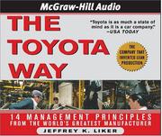 Cover of: The Toyota Way by Jeffrey K. Liker, Jeffrey K. Liker