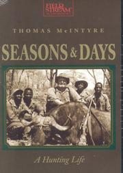 Cover of: Seasons & Days by Thomas McIntyre