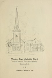 Cover of: Edenton Street Methodist Church by Edenton Street Methodist Church (Raleigh, N.C.)