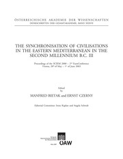 Cover of: The synchronisation of civilisations in the Eastern Mediterranean in the second millennium B.C.: proceedings of the SCIEM 2000-2nd EuroConference Vienna, 28th of May-1st of June 2003