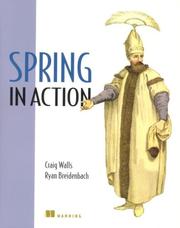 Cover of: Spring in Action (In Action series) by Craig Walls, Ryan Breidenbach, Craig Walls, Ryan Breidenbach