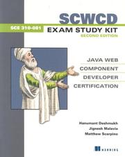 Cover of: SCWCD Exam Study Kit Second Edition by Matthew Scarpino, Hanumant Deshmukh, Jignesh Malavia, Matthew Scarpino, Hanumant Deshmukh, Jignesh Malavia, Matthew Scarpino