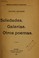 Cover of: Soledades / Galerías / Otros poemas