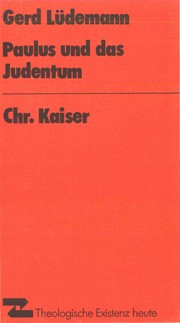 Cover of: Paulus und das Judentum by Gerd Lüdemann