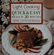 Cover of: Light cooking.: healthy, low fat and delicious!