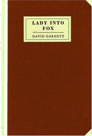 Cover of: Lady into Fox | David Garnett