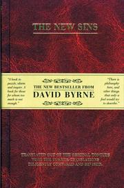 Cover of: The New Sins by David Byrne