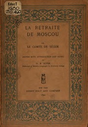 Cover of: La retraite de Moscou by Ségur, Philippe-Paul comte de